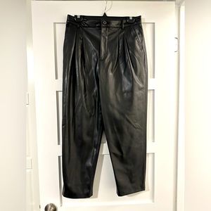 Zara faux leather pants